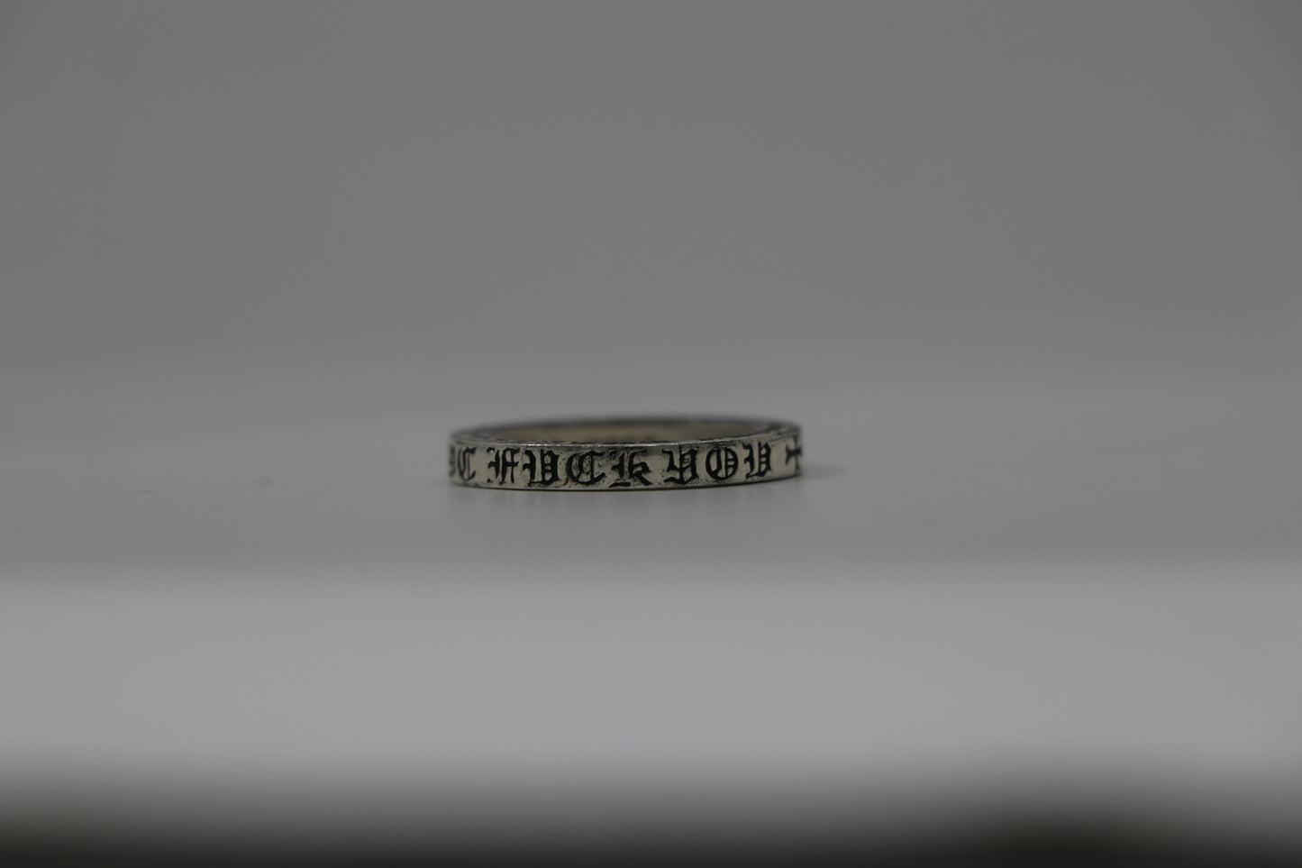 Chrome Hearts 3MM Spacer NYC Fuck You Ring Size 6.5