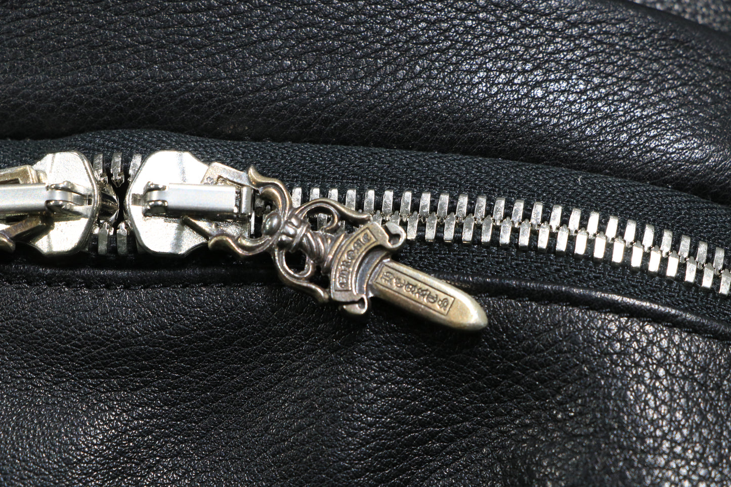 Chrome Hearts 7th Grade Black Leather Backpack Flooded Cross Patch | AVNTGRDNY NYC