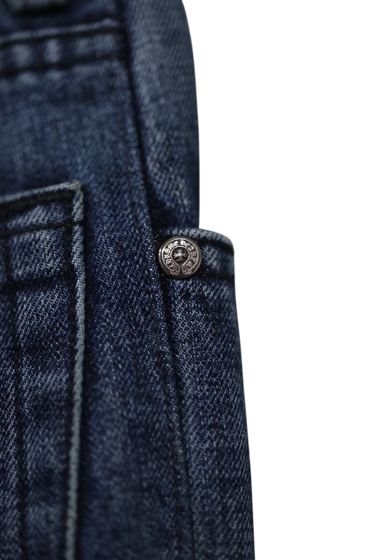 Chrome Hearts Denim Jeans Tagged 31 Altered 30 x 29 | AVNTGRDNY NYC