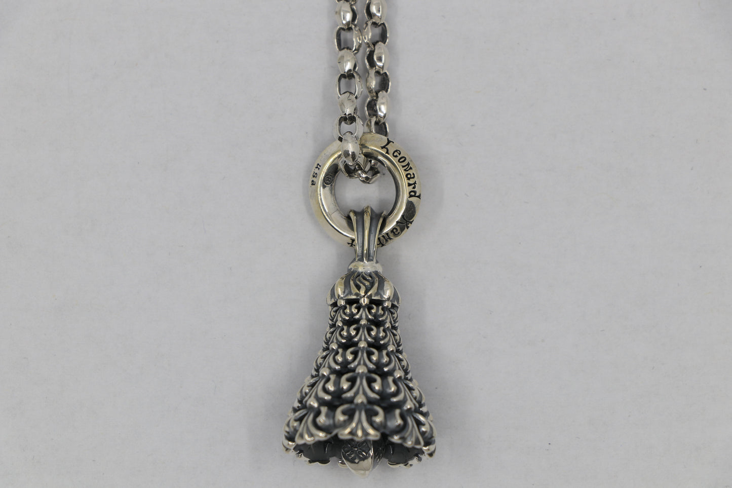 Lone Ones Yoshida Bell Small Sterling Silver Pendant New | AVNTGRDNY NYC