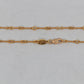 Chrome Hearts 22K Gold Twist Chain 20" | AVNTGRDNY NYC