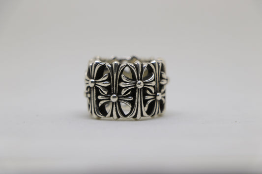 Chrome Hearts Round Cemetery Ring Size 8.5 Sterling Silver| AVNTGRDNY NYC