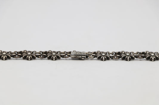Chrome Hearts Tiny E Necklace 24" Sterling Silver| AVNTGRDNY NYC