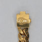 Chrome Hearts 22K Gold Cuban Link Bracelet with Pavé Diamonds | AVNTGRDNY NYC
