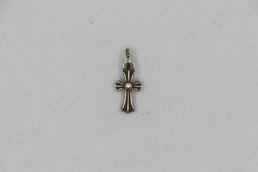Chrome Hearts Baby Fat Cross Pendant Sterling Silver New | AVNTGRDNY NYC