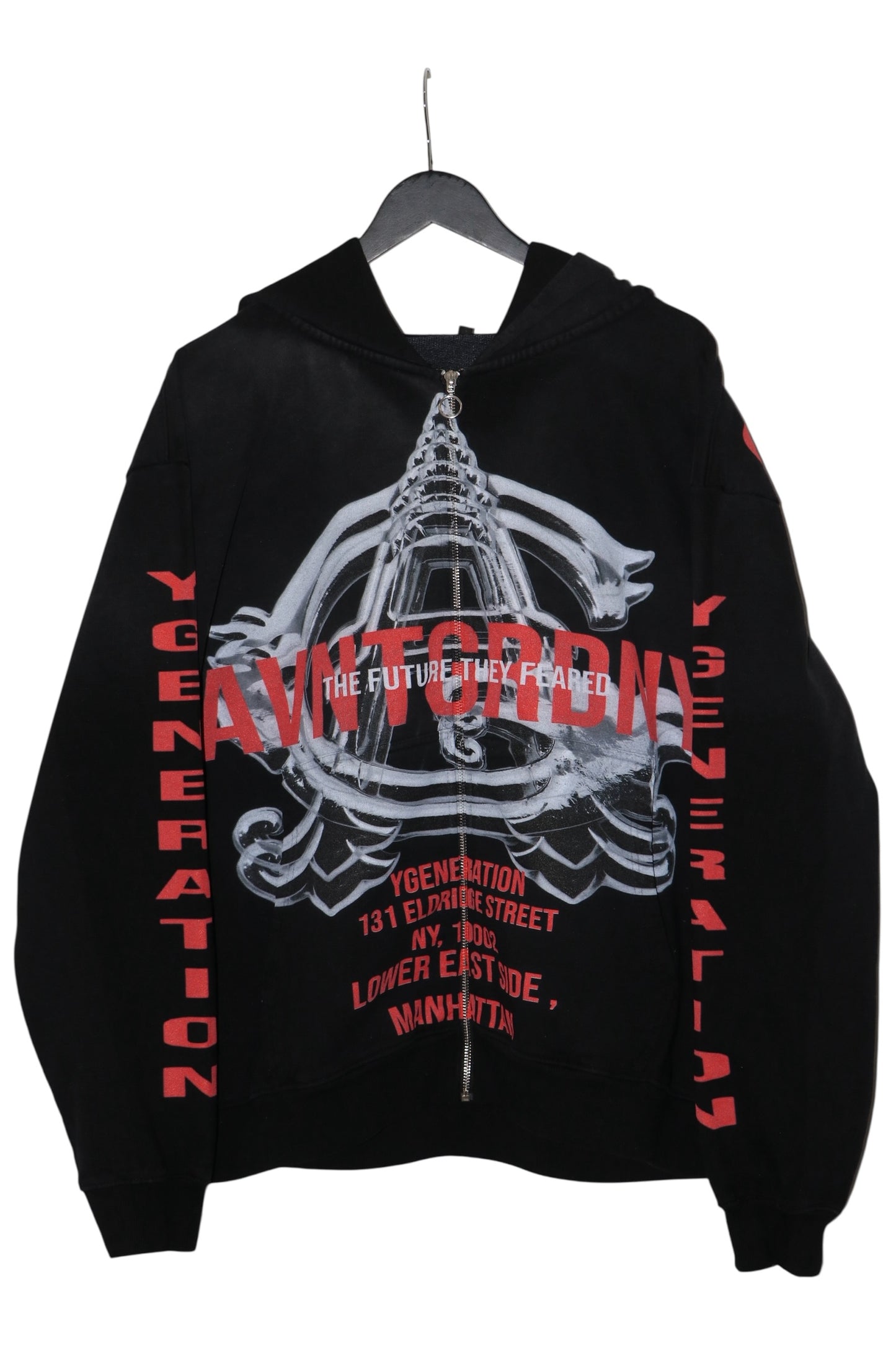 AVNTGRDNY x YGENERATION

NYFW 2026 Exclusive Zip Up Hoodie | AVNTGRDNY NYC