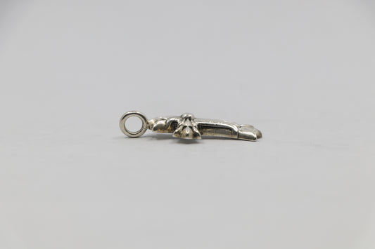 Chrome Hearts Double Cross Charm Silver| AVNTGRDNY NYC