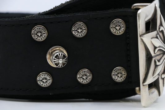 Chrome Hearts Large Strap Star Belt and Buckle Size 32