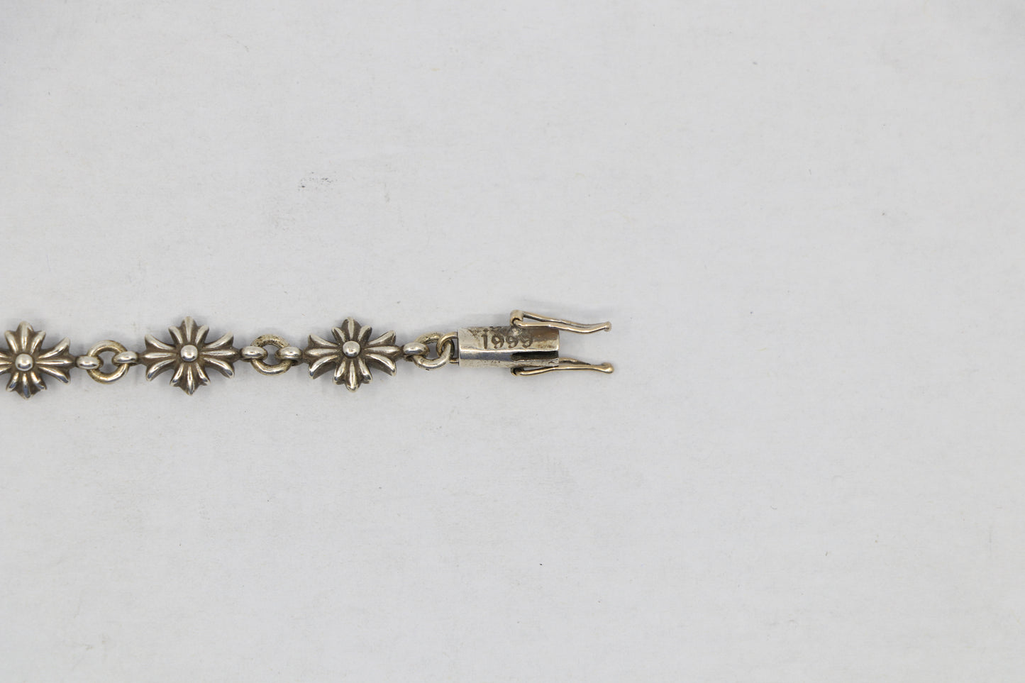Chrome Hearts Tiny E Bracelet 12 Links Silver Pre-Owned Conditional | AVNTGRDNY NYC