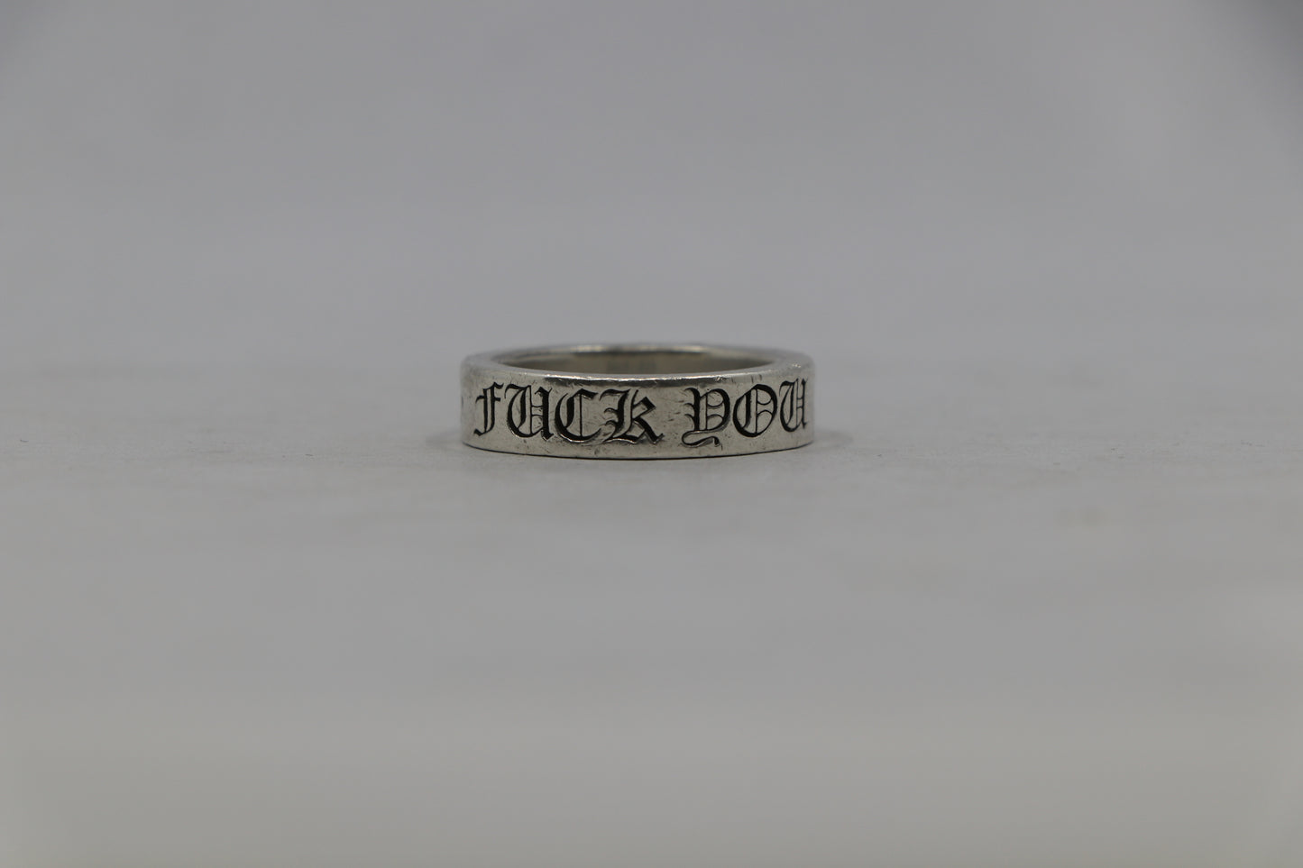 Chrome Hearts Fuck You 6MM Spacer Ring Size 10 | AVNTGRDNY NYC