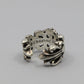 Chrome Hearts Double Floral Ring Size 10.5 Silver | AVNTGRDNY NYC