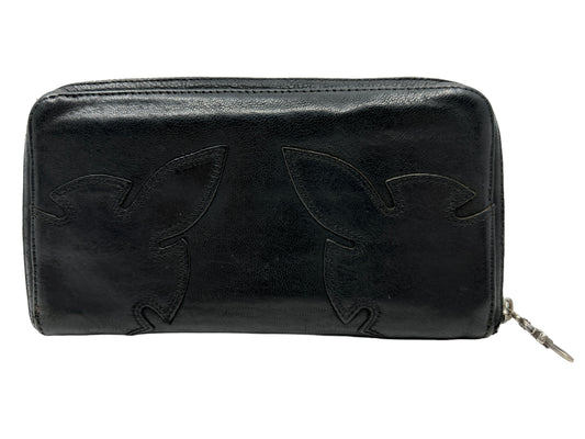 Chrome Hearts Fleur Leather Wallet