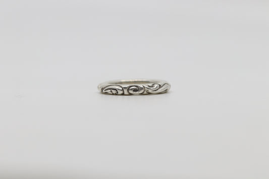 Chrome Hearts Scroll Ring Size 12