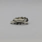 Chrome Hearts Tiny E CH Plus Band Triple Ring Size 4 Sterling Silver New | AVNTGRDNY NYC
