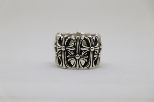 Chrome Hearts Round Cemetery Ring Size 8.5 Sterling Silver .925 | AVNTGRDNY NYC