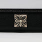 Chrome Hearts Pyramid Studded Leather Belt Strap Size 36 Black Silver | AVNTGRDNY NYC