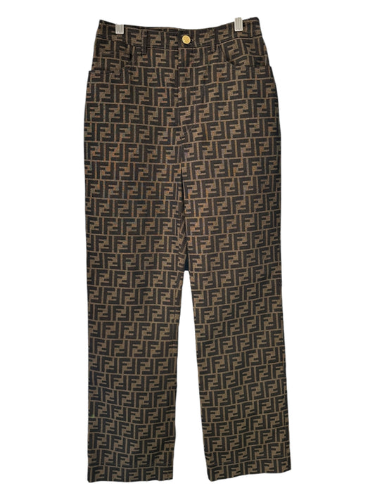 Fendi Zucca Trousers Size 40FR