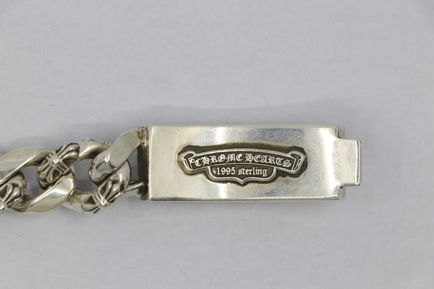 Chrome Hearts Fancy Link Dagger ID Bracelet 13 Links | AVNTGRDNY NYC