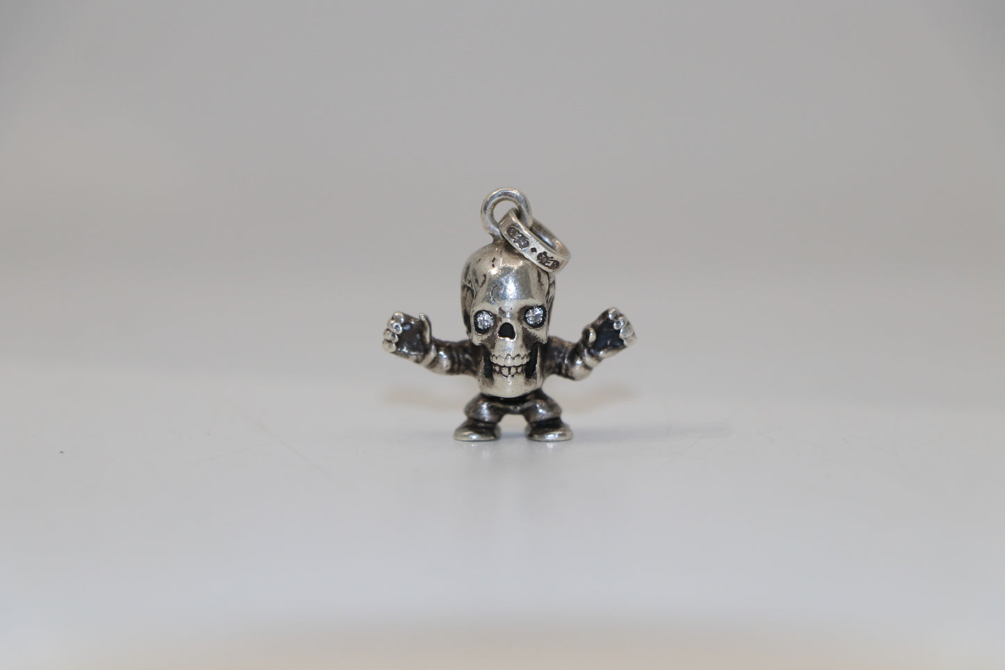 Chrome Hearts Joe Foti Harris Teeter Pendant Diamond Eyes .925 Sterling Silver | AVNTGRDNY NYC