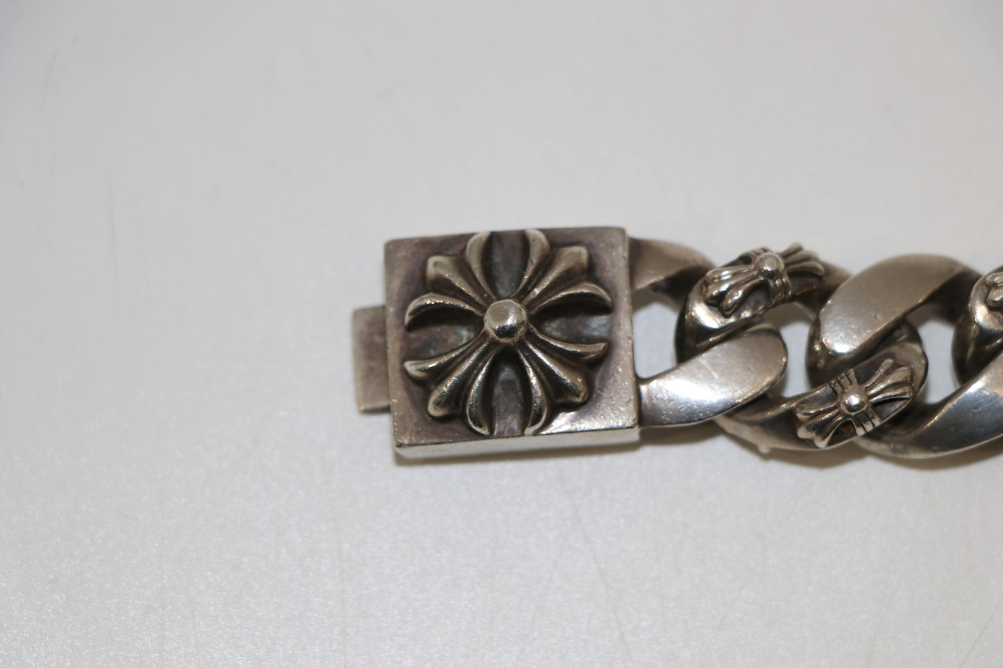 Chrome Hearts Fancy Link Box ID Bracelet 12 Link