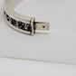 Chrome Hearts Fleur Narrow V Band Bangle Sterling Silver | AVNTGRDNY NYC