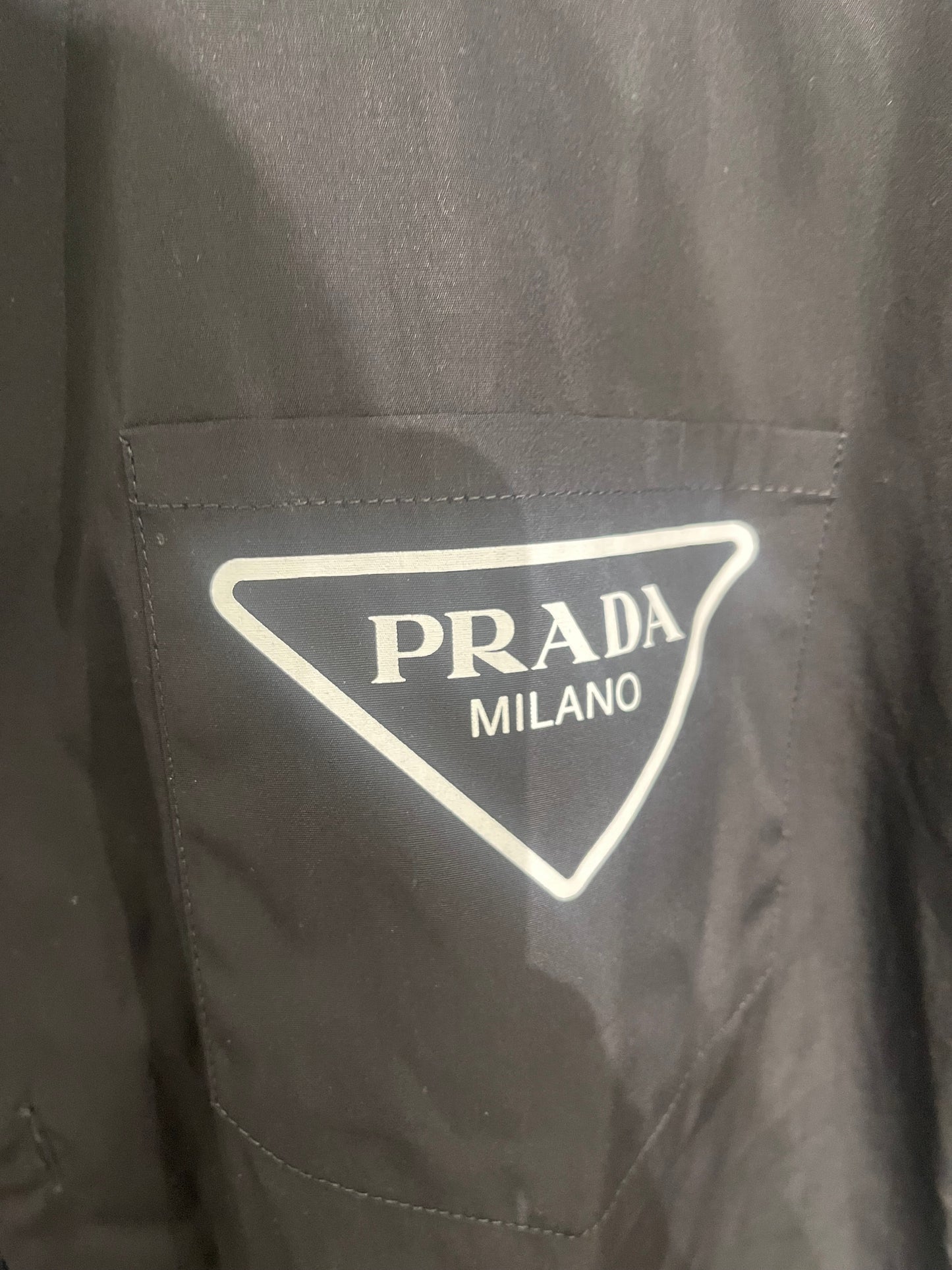Prada Re-Nylon Button-Up Sz L | AVNTGRDNY NYC