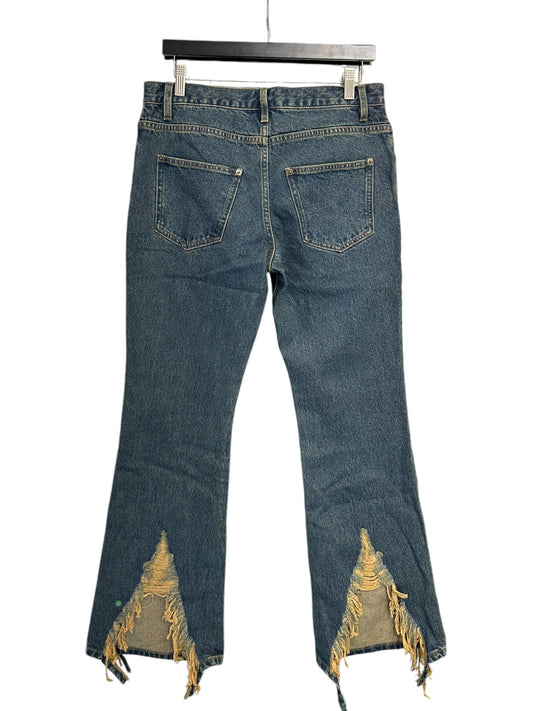 Jun Nakayama FW24 Crash Denim Pants Indigo Size 28