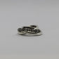 Chrome Hearts Tiny E CH Plus Band Triple Ring Size 4 Sterling Silver New | AVNTGRDNY NYC