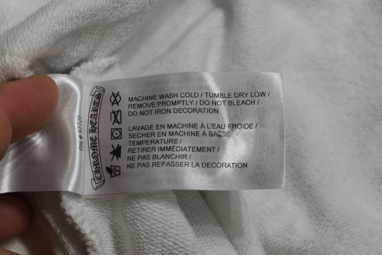 Chrome Hearts Monogram Horseshoe Hoodie White Size M | AVNTGRDNY NYC