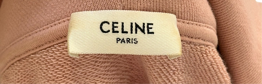 Celine Paris Hoodie Pink Size XXL