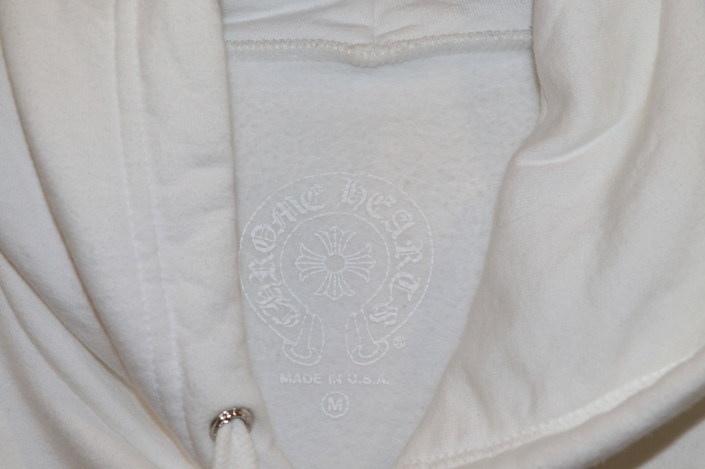 Chrome Hearts Online Exclusive Glow in the Dark Pullover Hoodie White Size M| AVNTGRDNY NYC