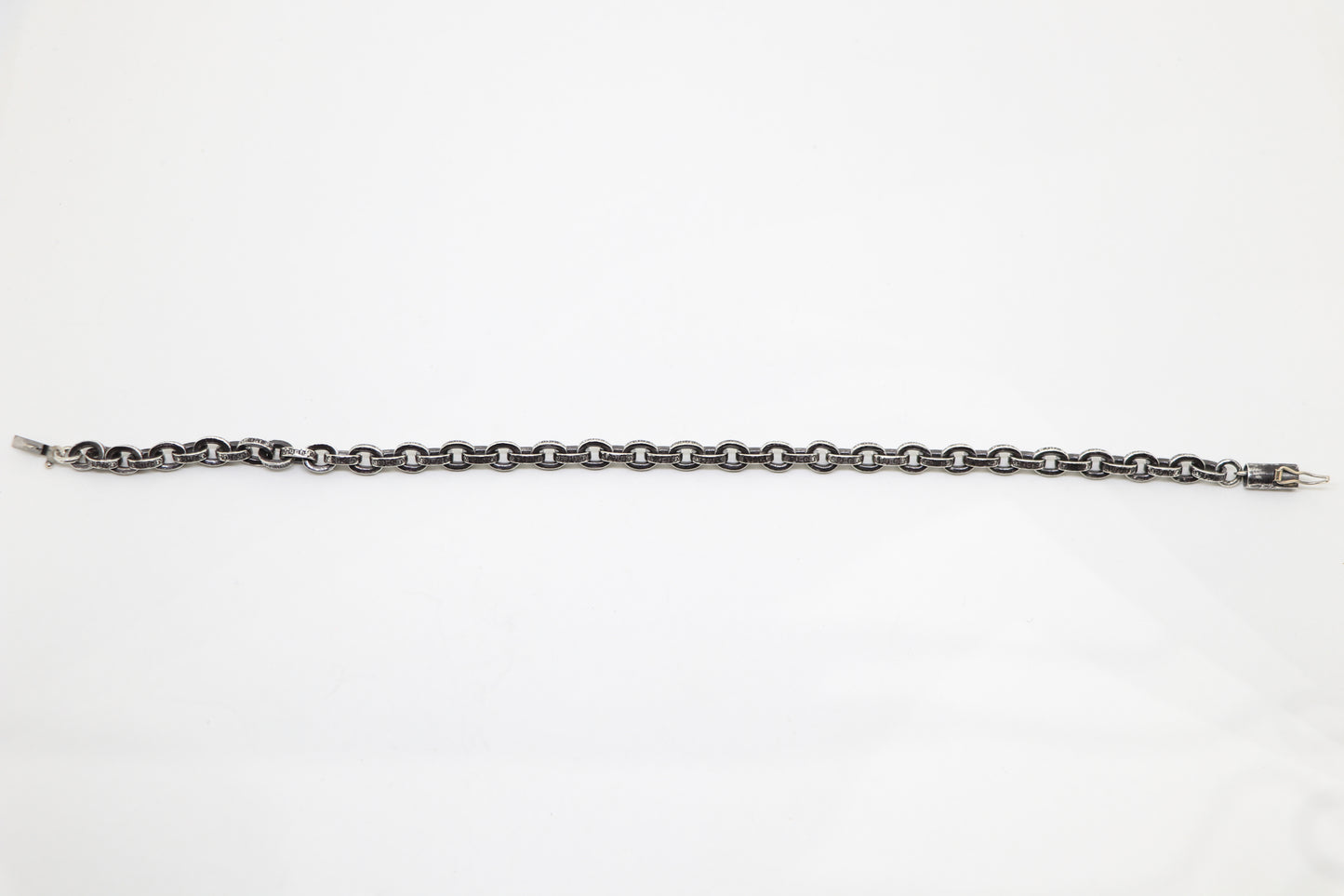 Chrome Hearts 8” Paper Chain Bracelet Sterling Silver | AVNTGRDNY NYC