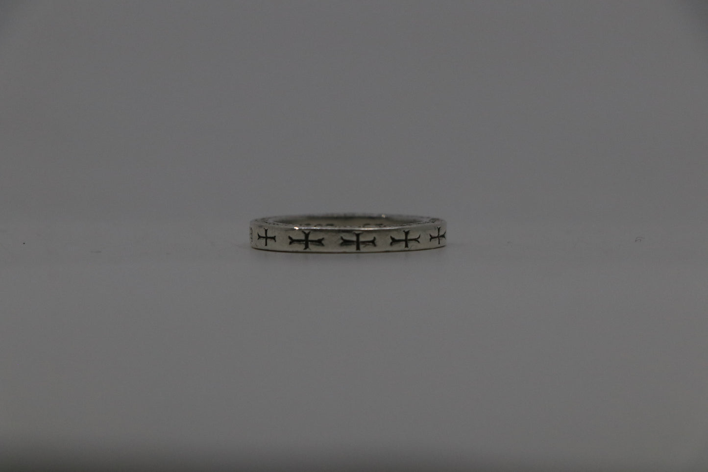 Chrome Hearts NYC Fuck You 3MM Spacer Ring Size 8.5