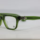 Chrome Hearts Vagillionaire Glasses Green New with Case & Cloth | AVNTGRDNY NYC