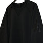 Chrome Hearts Paper Jam Crewneck Black Size XL Leather Patch Sleeve | AVNTGRDNY NYC