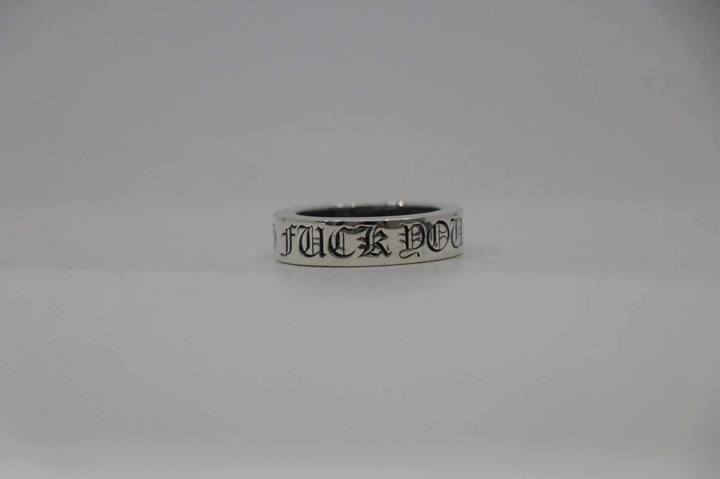 Chrome Hearts 6MM Fuck You Spacer Ring Size 8