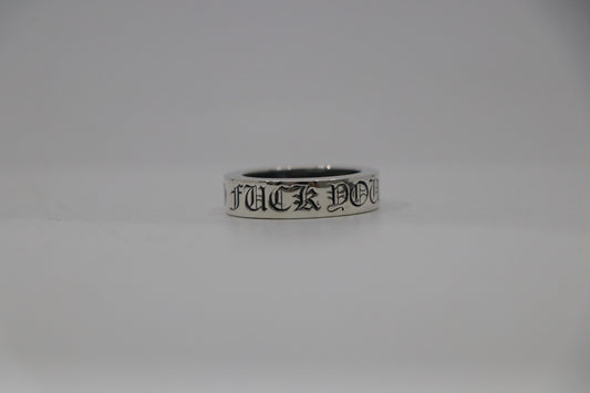 Chrome Hearts 6MM Fuck You Spacer Ring Size 8