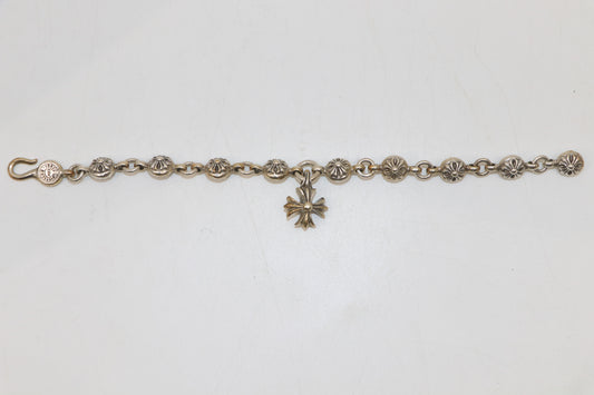 Chrome Hearts Crossball Bracelet with Cross
