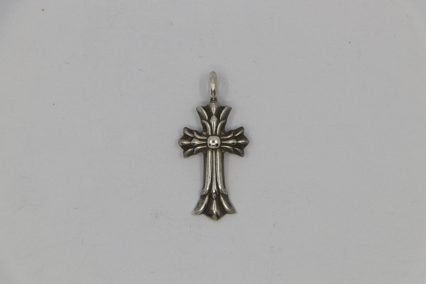 Chrome Hearts Double Cross Charm Pendant Sterling Silver | AVNTGRDNY NYC
