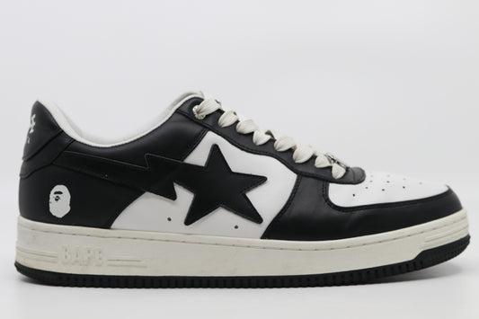 Bape Bapesta White/Black Size 12