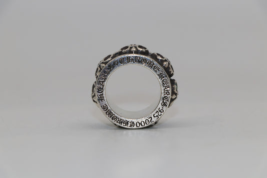 Chrome Hearts Cross Spinner Ring Size 8.5