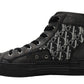 Dior B23 Hightop Oblique Sneaker Black Size 44