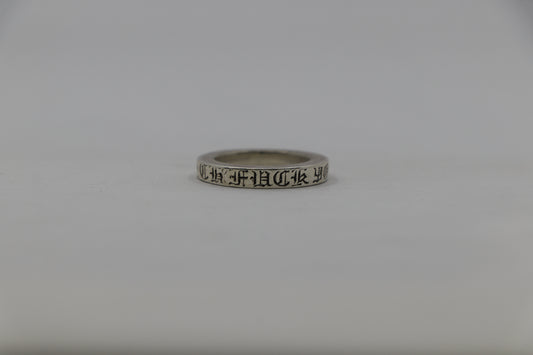 Chrome Hearts 3mm Spacer Ring Size 5 Silver | AVNTGRDNY NYC
