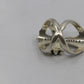 Chrome Hearts Infinity Ring Silver with Pavé Black Diamonds Size 10 New | AVNTGRDNY NYC