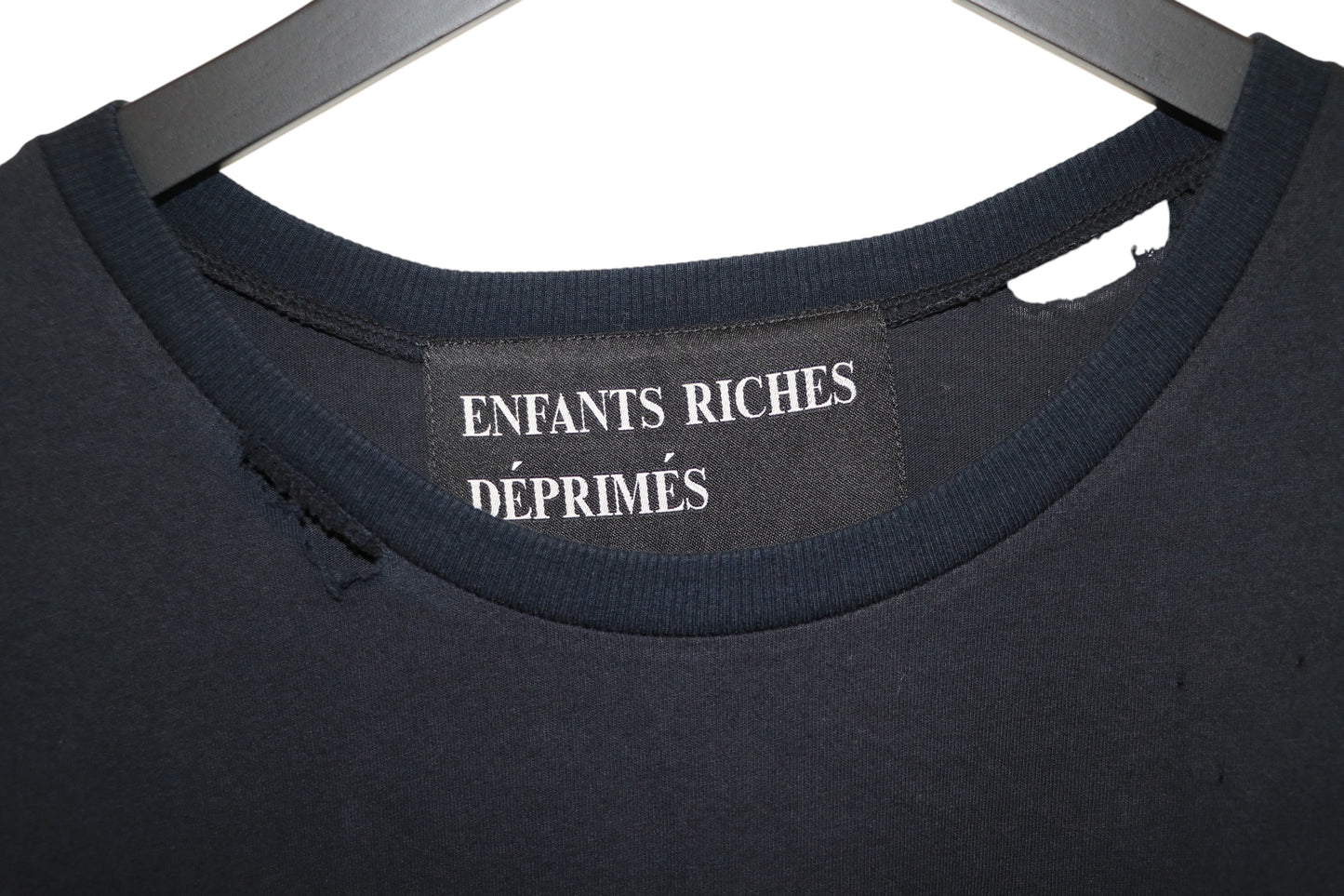 Enfants Riches Déprimés Spell Out Logo T-Shirt Black Size XL Cotton | AVNTGRDNY NYC