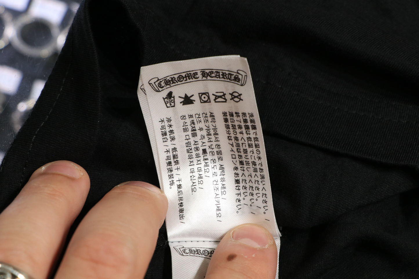 Chrome Hearts Neck Logo Pocket T-Shirt Black Size XXL| AVNTGRDNY NYC