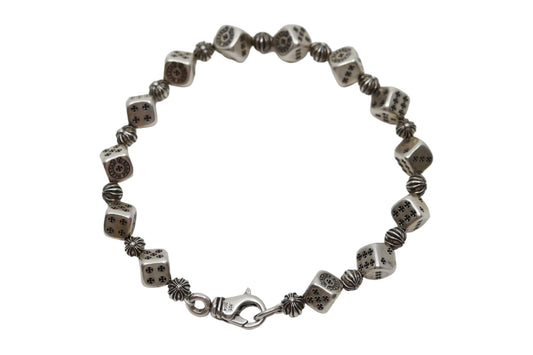 Chrome Hearts Dice Bracelet .925 Sterling Silver