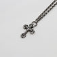 Chrome Hearts Diamond Filigree Pendant with 30” Paper Chain