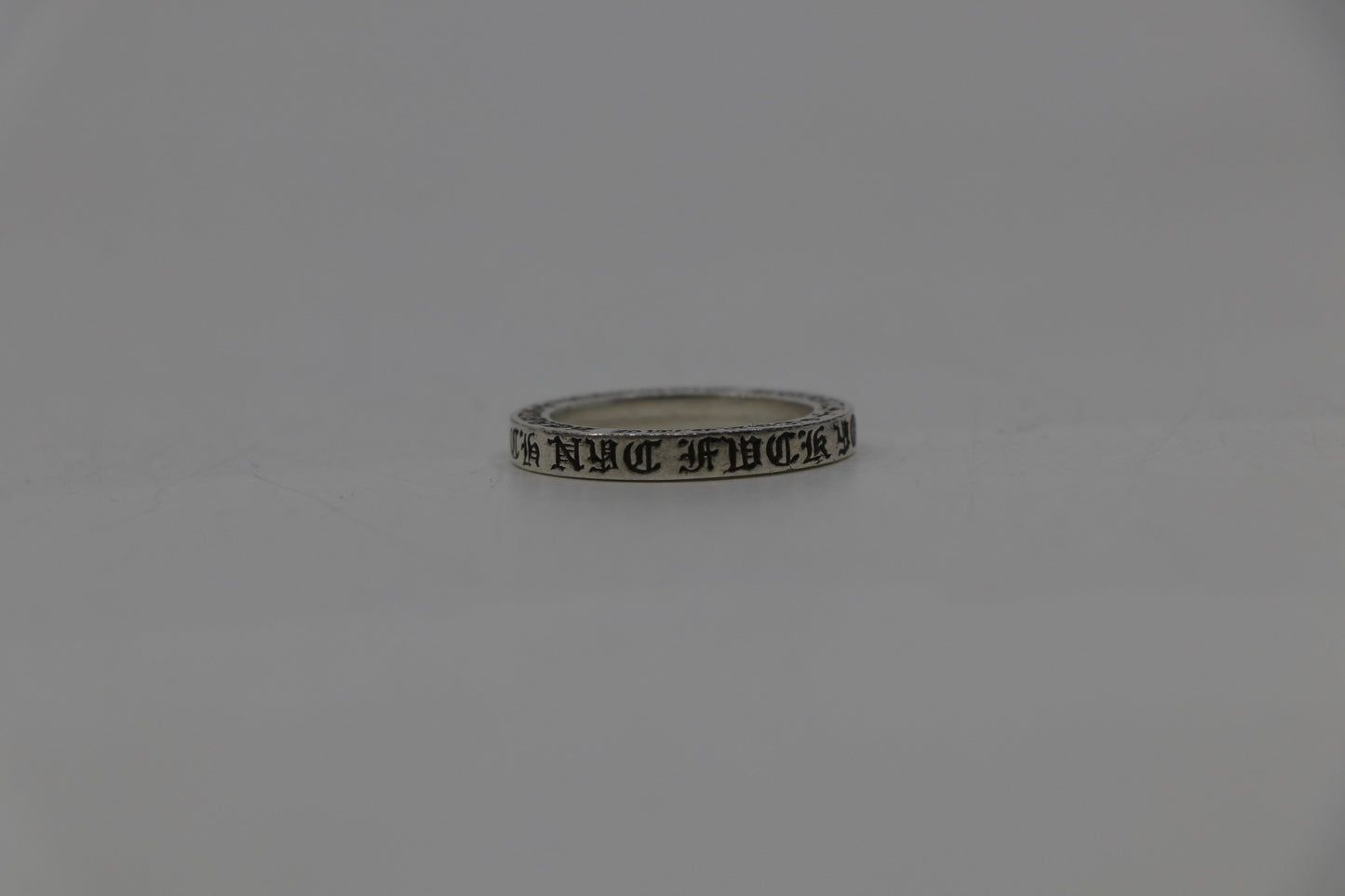 Chrome Hearts NYC Exclusive Fuck You 3MM Spacer Ring Size 8