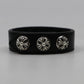 Chrome Hearts Crossball Leather Bracelet